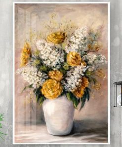 Tranh bình hoa cúc TT1318