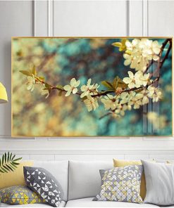 tranh cành hoa đào trắng TT1335