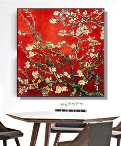 tranh hoa đào TT1336