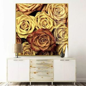 Tranh hoa hồng vàng Bora bora TT1360