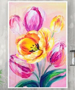 Tranh hoa tulip
