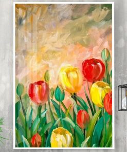 Tranh hoa tulip