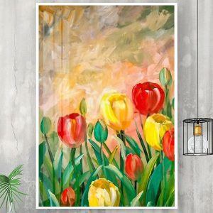 Tranh nghệ thuật hoa tulip TT1441