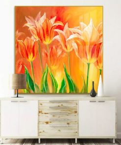 Tranh hoa tulip