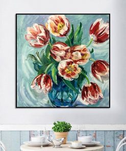 Tranh hoa tulip