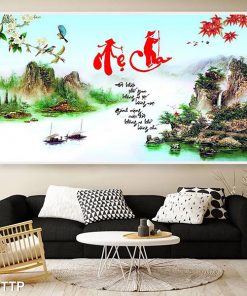 Tranh thư pháp cha mẹ