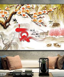 tranh chữ tâm thư pháp TT1469