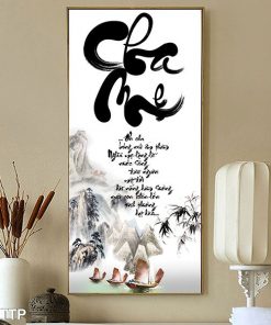 Tranh thư pháp cha mẹ