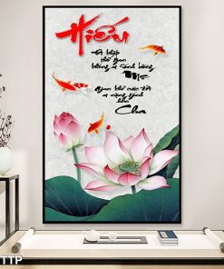 tranh chữ hiếu thư pháp TT1481