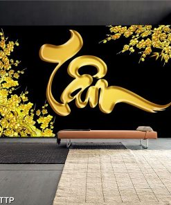 Tranh thư pháp chũ tâm đẹp TT1515