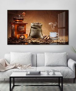 Máy xay thủ công hạt cafe và cốc cafe TT3442