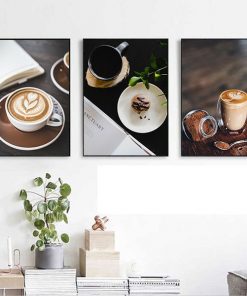 Bộ tranh cốc cafe nghệ thuật TT3468