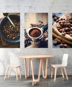 Bộ 3 tranh treo tường quán cafe cổ điển TT3470