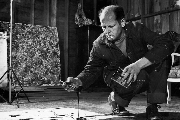 họa sĩ Jackson Pollock nổi tiếng người mỹ