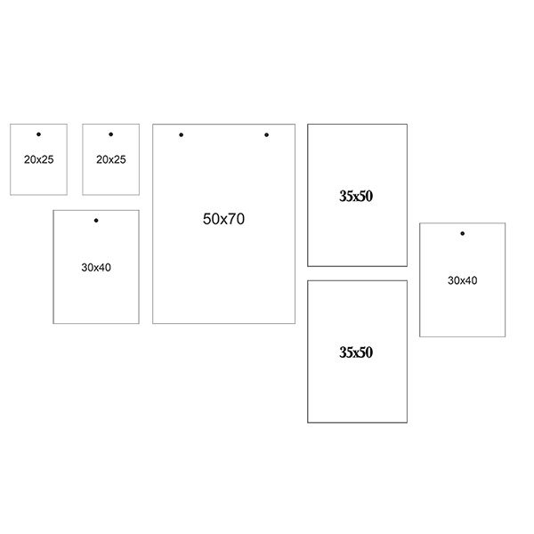 định vị lớn bộ 7 tranh quán cafe TT3414