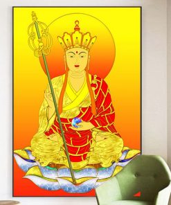 tranh địa tạng vương bồ tát TT3473