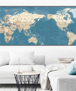 Tranh bản đồ thế giới