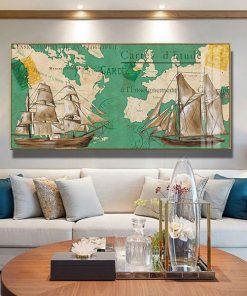 Tranh bản đồ thế giới