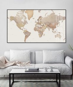 Tranh bản đồ thế giới