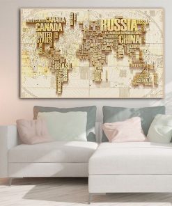 Tranh bản đồ thế giới