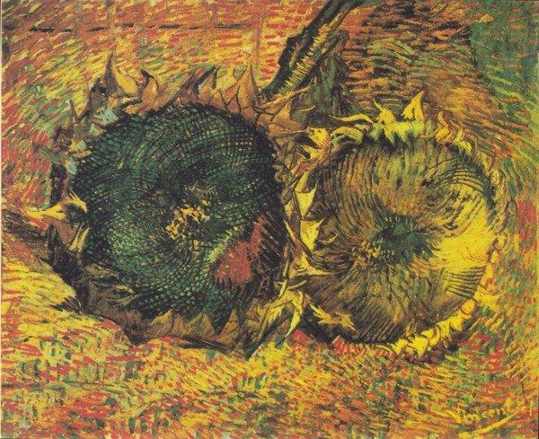Bức tranh Zwei abgeschnittene Sonnenblumen