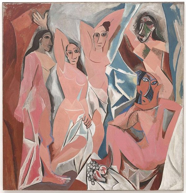 bức tranh Những cô gái trẻ của Avignon của danh họa Picasso