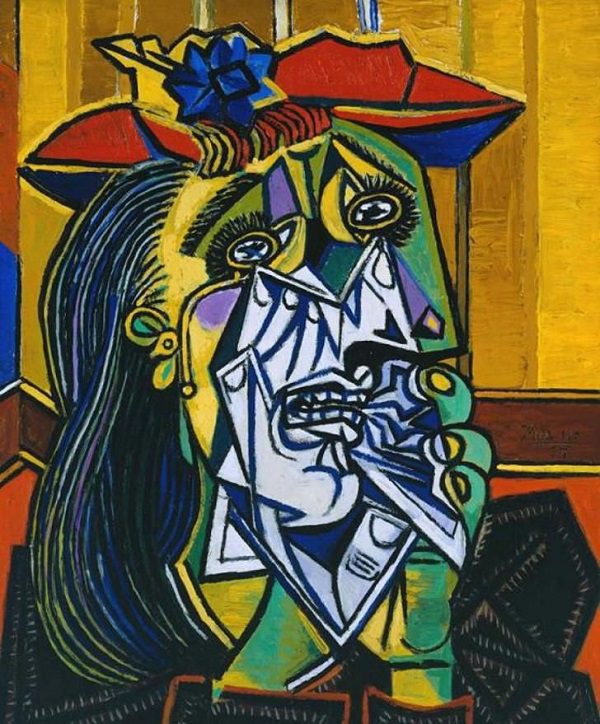 Bức tranh Người phụ nữ khóc do Pablo Picasso vẽ vào năm 1937