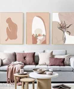 Bộ 3 tranh nghệ thuật KTR0052