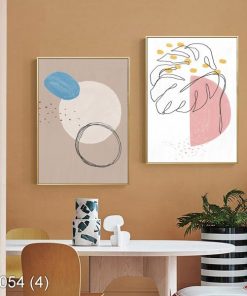 Bộ 2 tranh trừu tượng KTR00054
