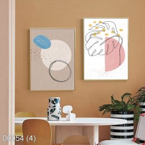 Bộ 2 tranh trừu tượng KTR00054