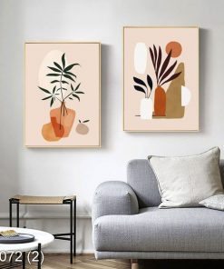Bộ 2 tranh trừu tượng KTR00072