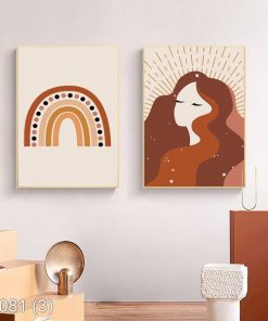 Bộ 2 tranh trừu tượng KTR00081