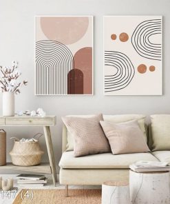 Bộ 2 tranh trừu tượng KTR00147