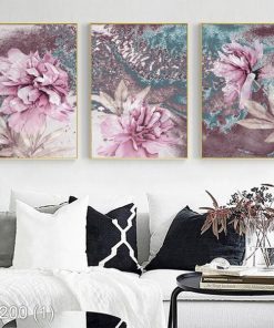 Bộ 3 tranh hoa nghệ thuật KTR00200