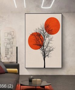 Tranh nghệ thuật trừu tượng KTR003562