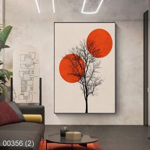 Tranh nghệ thuật trừu tượng KTR003562
