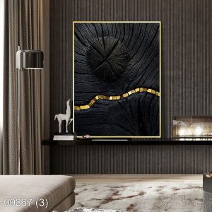 Tranh đơn nghệ thuật trừu tượng bóng đêm KTR003673