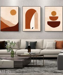 Bộ 3 ktranh trừu tượng độc đáo KTR004322