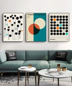 Bộ 3 tranh nghệ thuật KTR004351