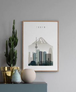 Tranh trừu tượng thành phố DS2350