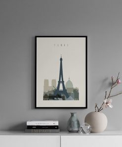 Tranh trừu tượng tháp Eiffel DS2355