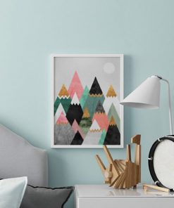 Tranh trừu tượng núi DS2379