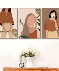 Bộ 3 tranh nghệ thuật vintage ALI401