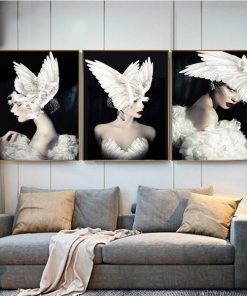 Bộ 3 tranh nghệ thuật trang trí phòng ngủ ALI69