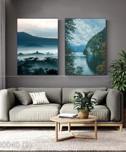 Bộ 2 tranh thiên nhiên hùng vỹ KTR000402