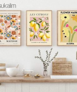 Tranh in canvas nghệ thuật hoa trang trí nhà cửa KTR0311