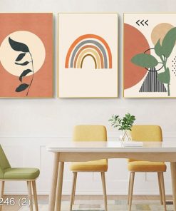 Bộ 3 tranh nghệ thuật độc đáo KTR002462