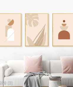 Bộ 3 tranh nghệ thuật đương đại KTR002593