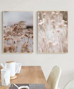 Bộ 2 tranh hoa cỏ KTR002782