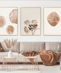 Bộ 3 tranh nghệ thuật độc đáo KTR005132